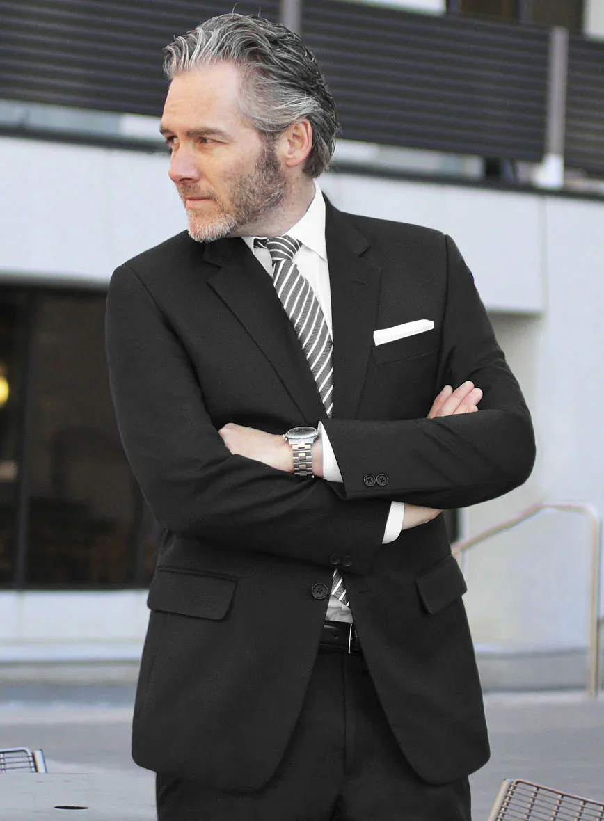 Black Merino Wool Jacket - 42 Regular - Image 2