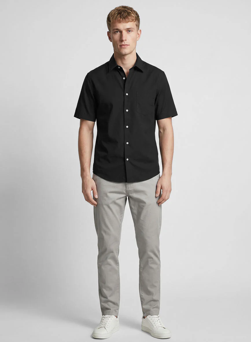 Black Poplene Shirt - Image 4