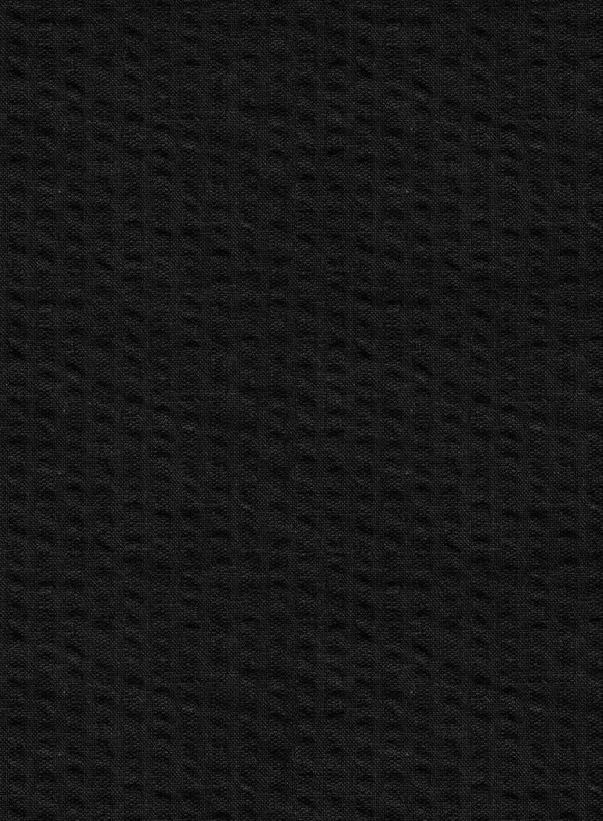Black Seersucker Jacket - Image 3