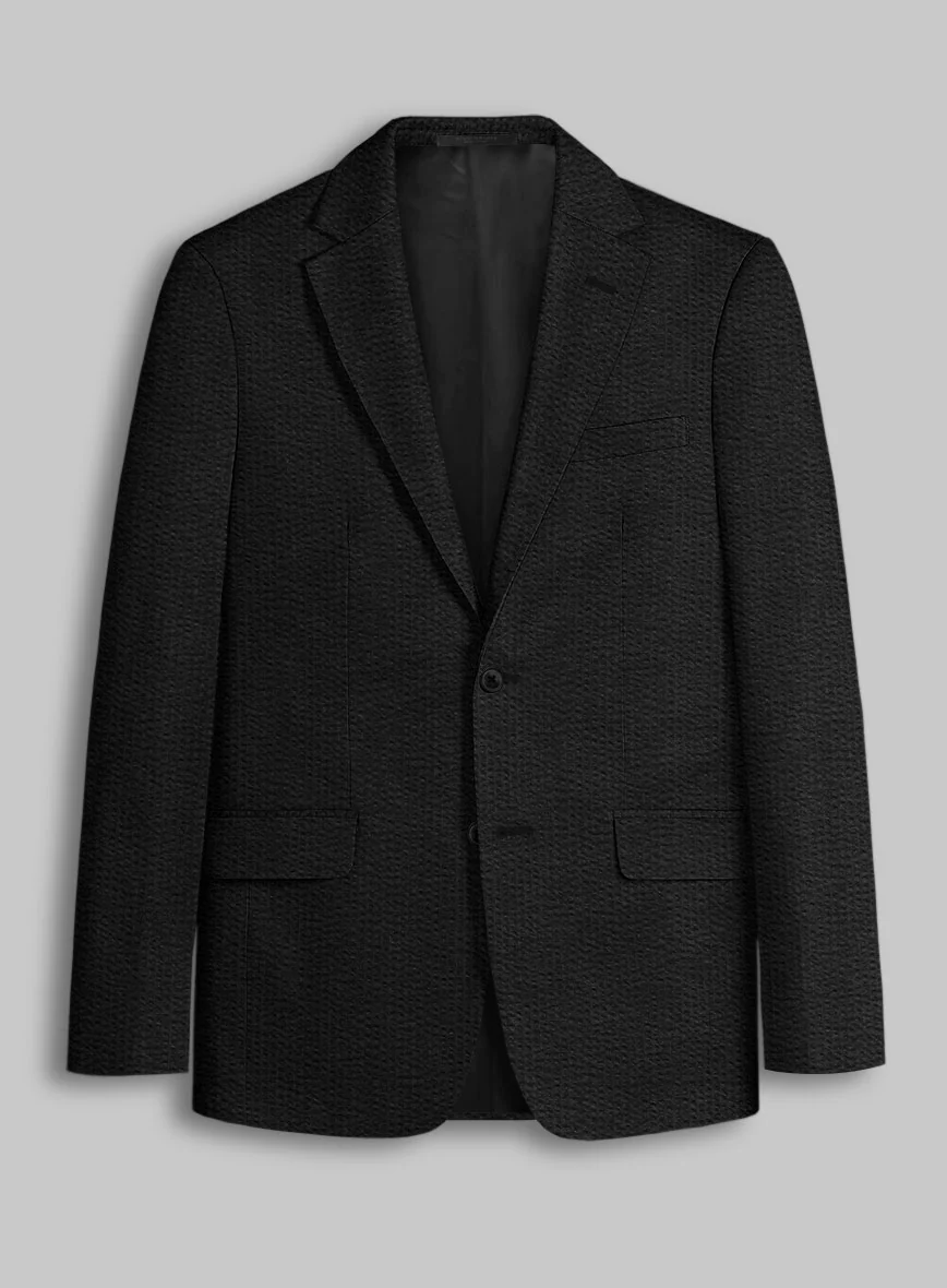 Black Seersucker Suit - Image 2
