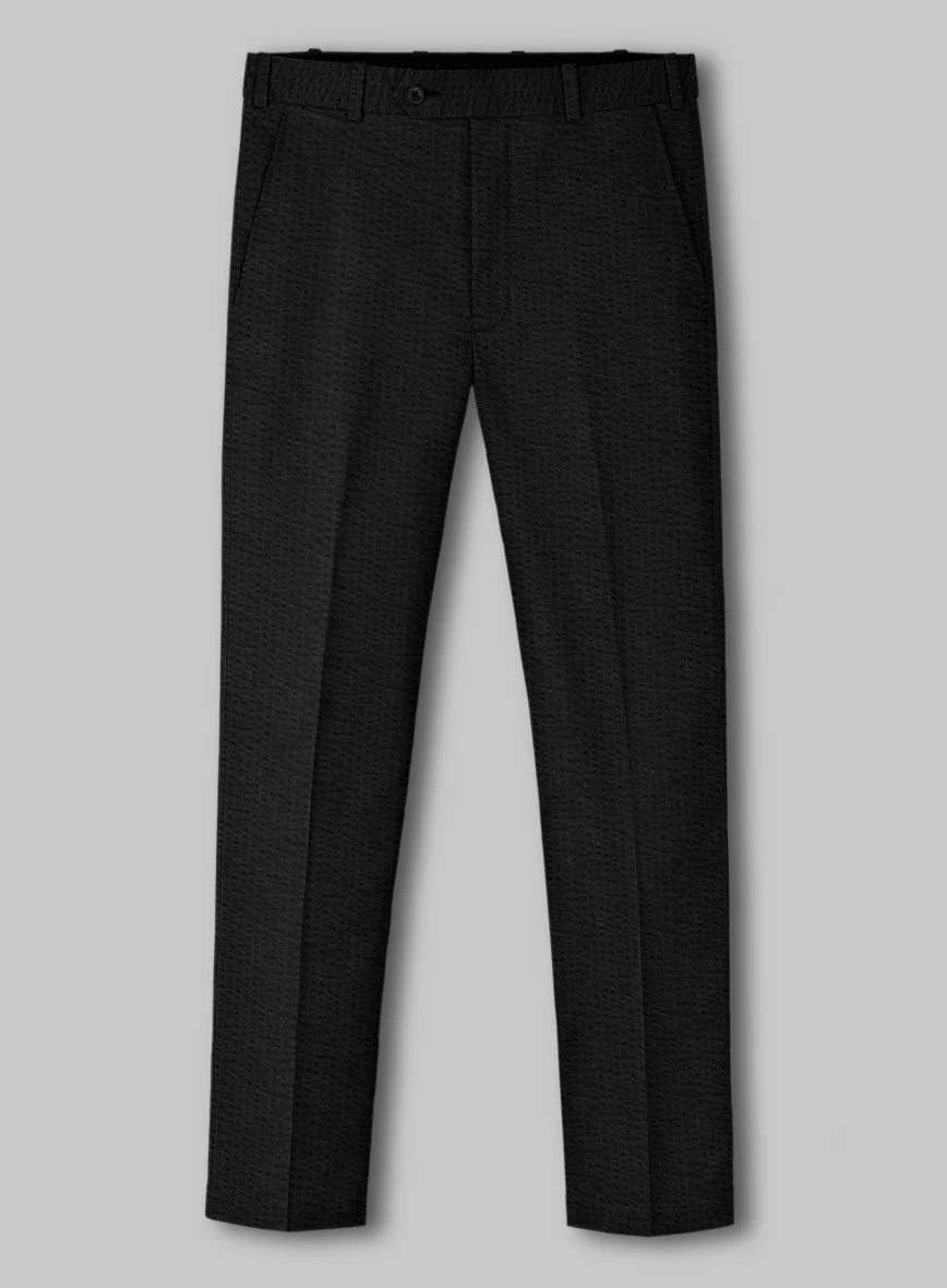 Black Seersucker Suit - Image 5