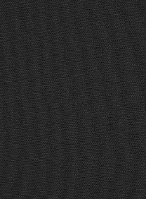 Black Stretch Poplene Shirt - Image 4