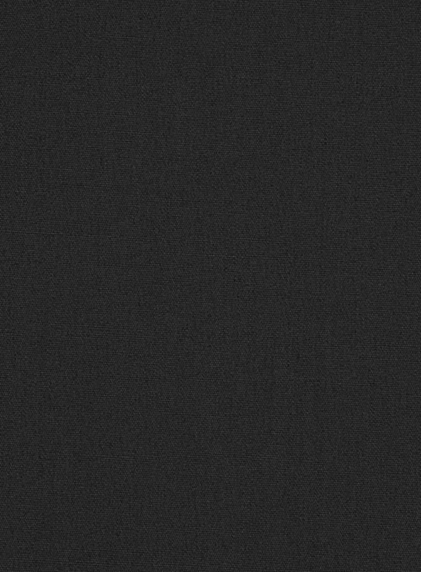 Black Stretch Poplene Shirt - Image 4
