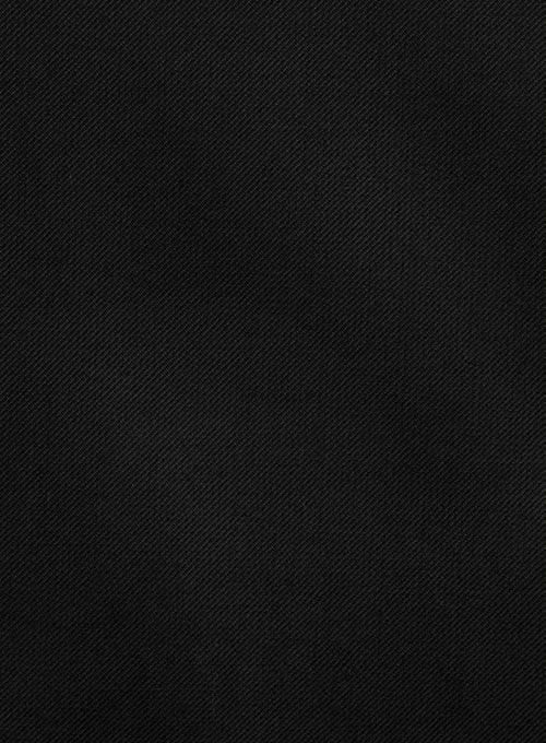 Black Terry Rayon Tuxedo Pants - Image 2