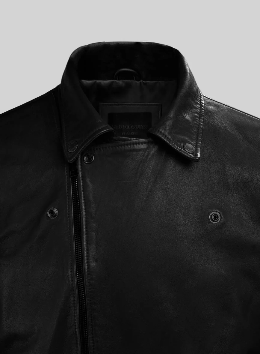 Black Theory Leather Jacket - Image 2