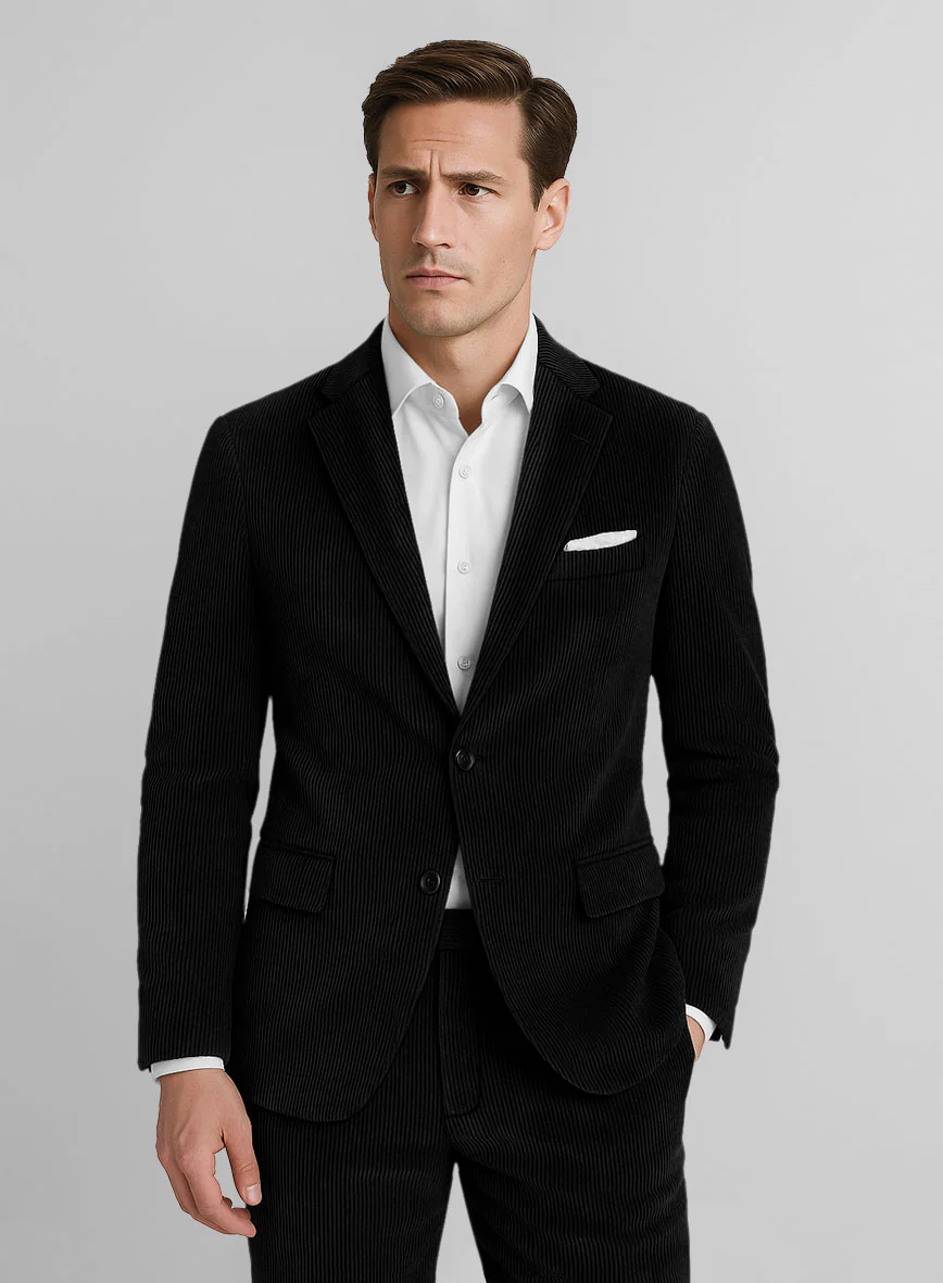 Black Corduroy Jacket - Image 2