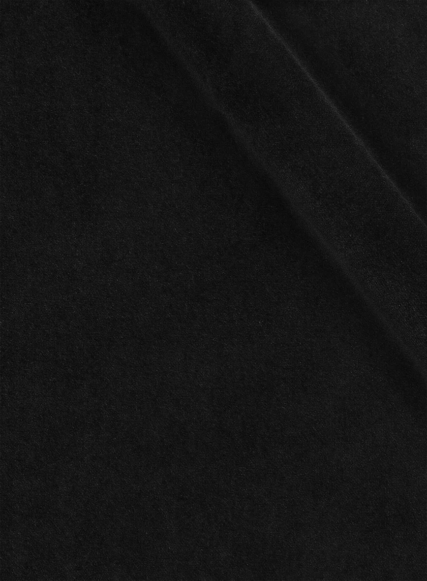 Black Velvet Tuxedo Suit - Image 7