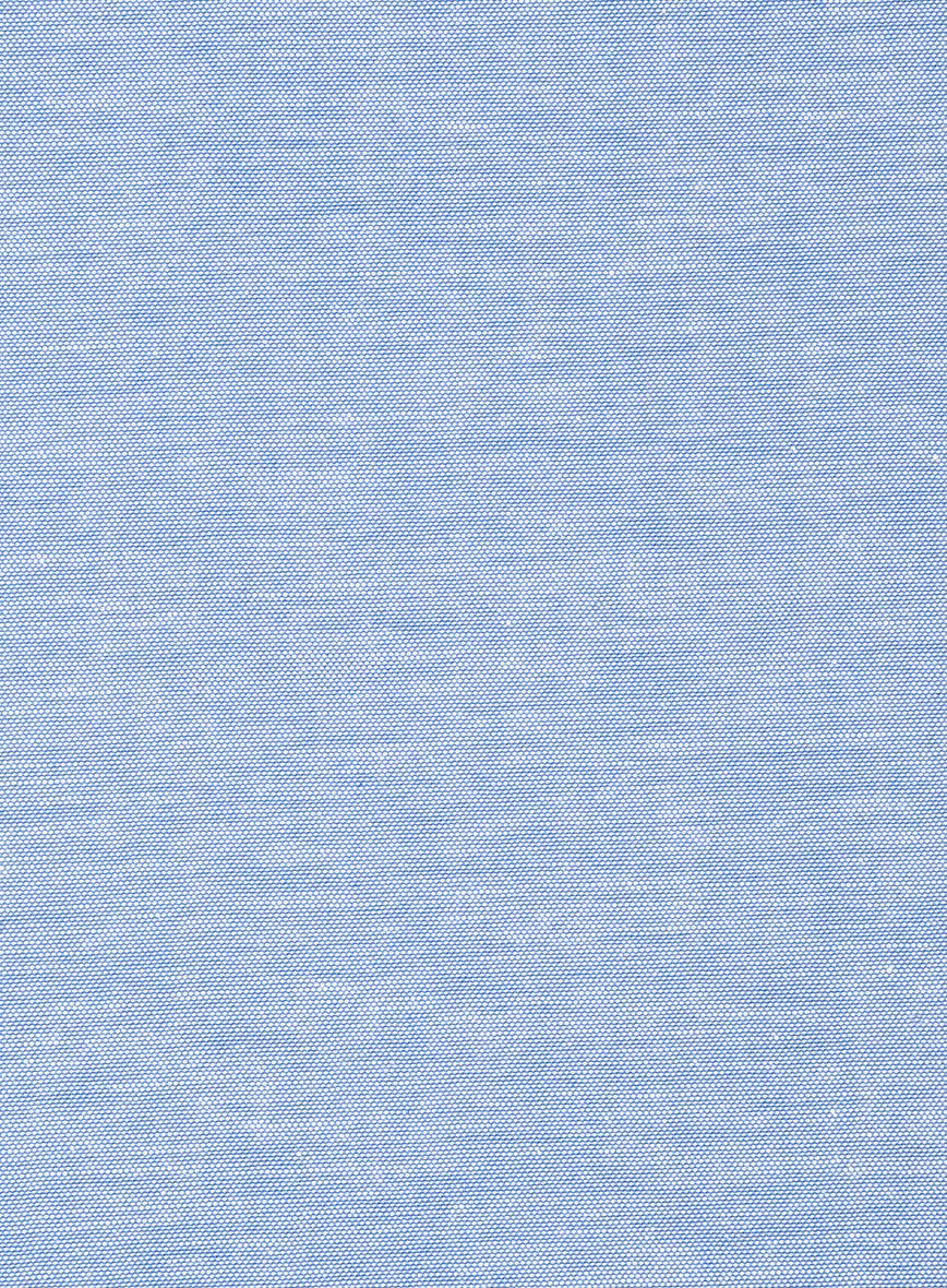 Blue Crest Dobby Cotton Shirt - Image 5