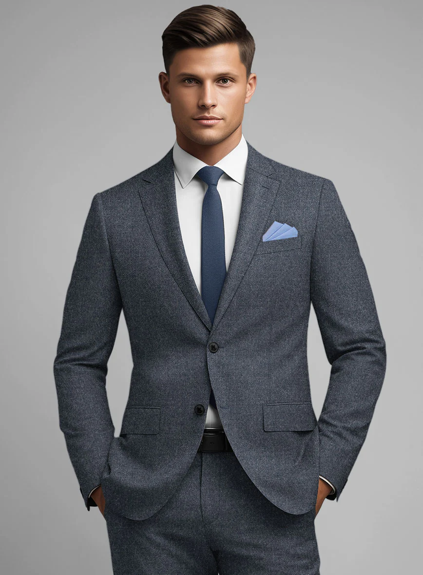 Blue Denim Cashmere Jacket - Image 2
