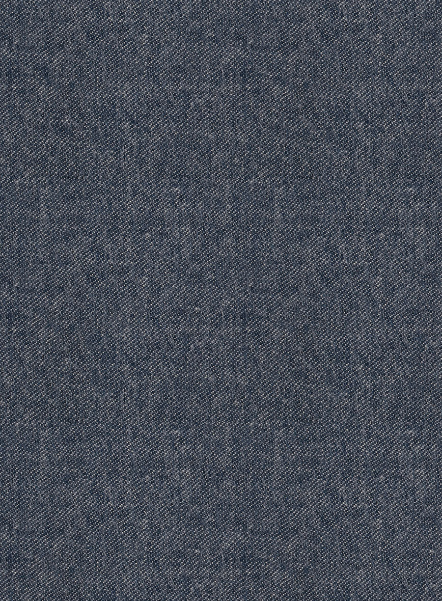 Blue Denim Cashmere Jacket - Image 3