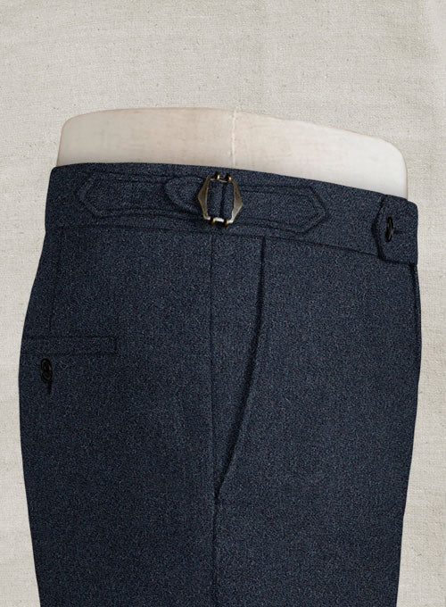 Blue Heavy Highland Tweed Trousers - Image 6