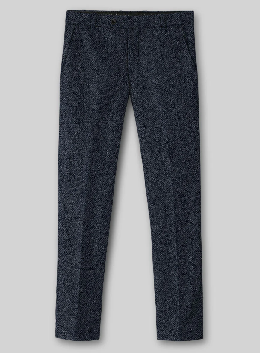 Blue Heavy Tweed Pants - Image 2