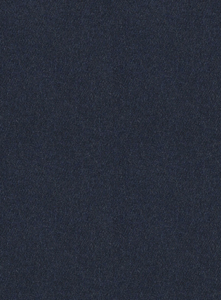 Blue Heavy Tweed Pea Coat - Image 4