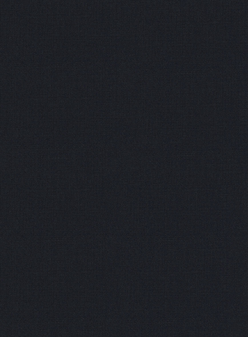 Blue Merino Double Gurkha Wool Trousers - Image 5