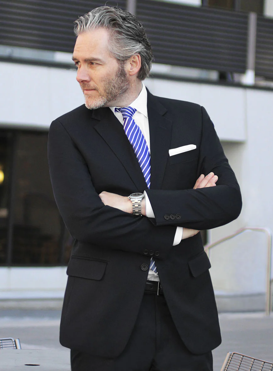 Blue Merino Wool Jacket - Image 2
