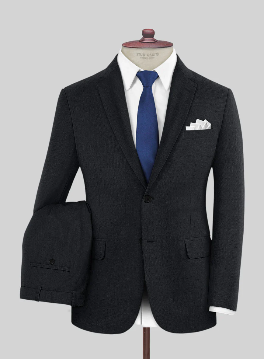 Blue Merino Wool Suit - Image 2