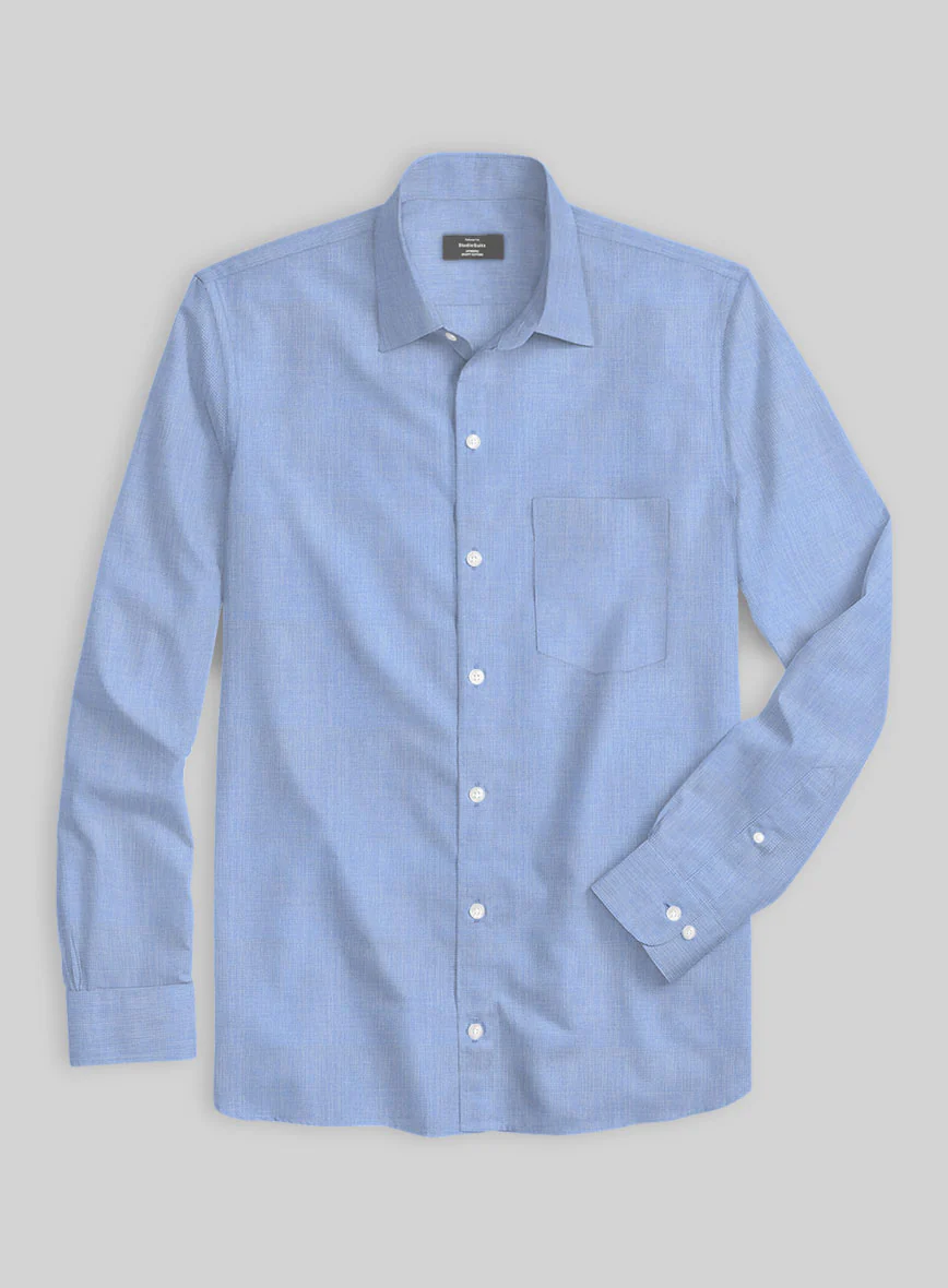 Blue Mirage Cotton Shirt - Image 3