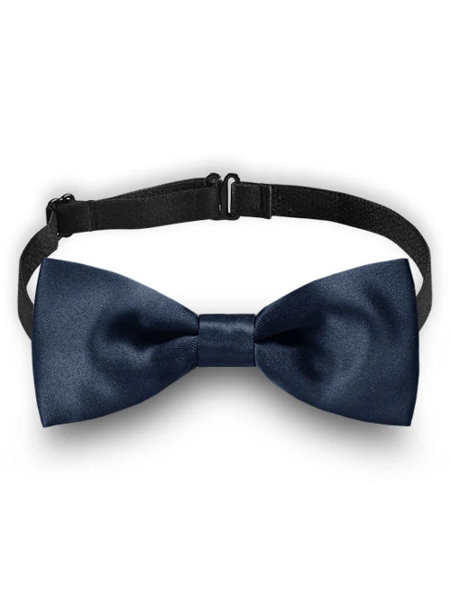 Blue Satin Bow - Image 2