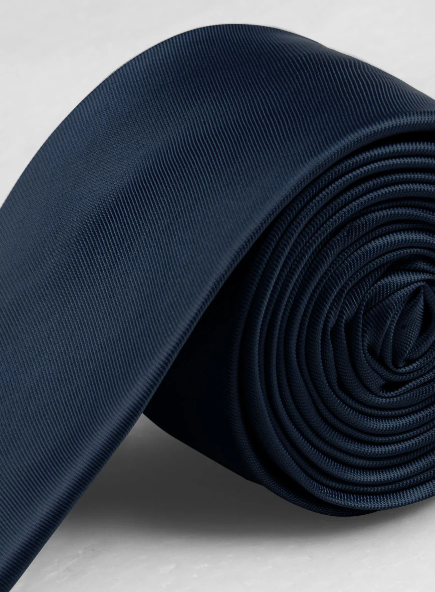 Blue Satin Tie - Image 3