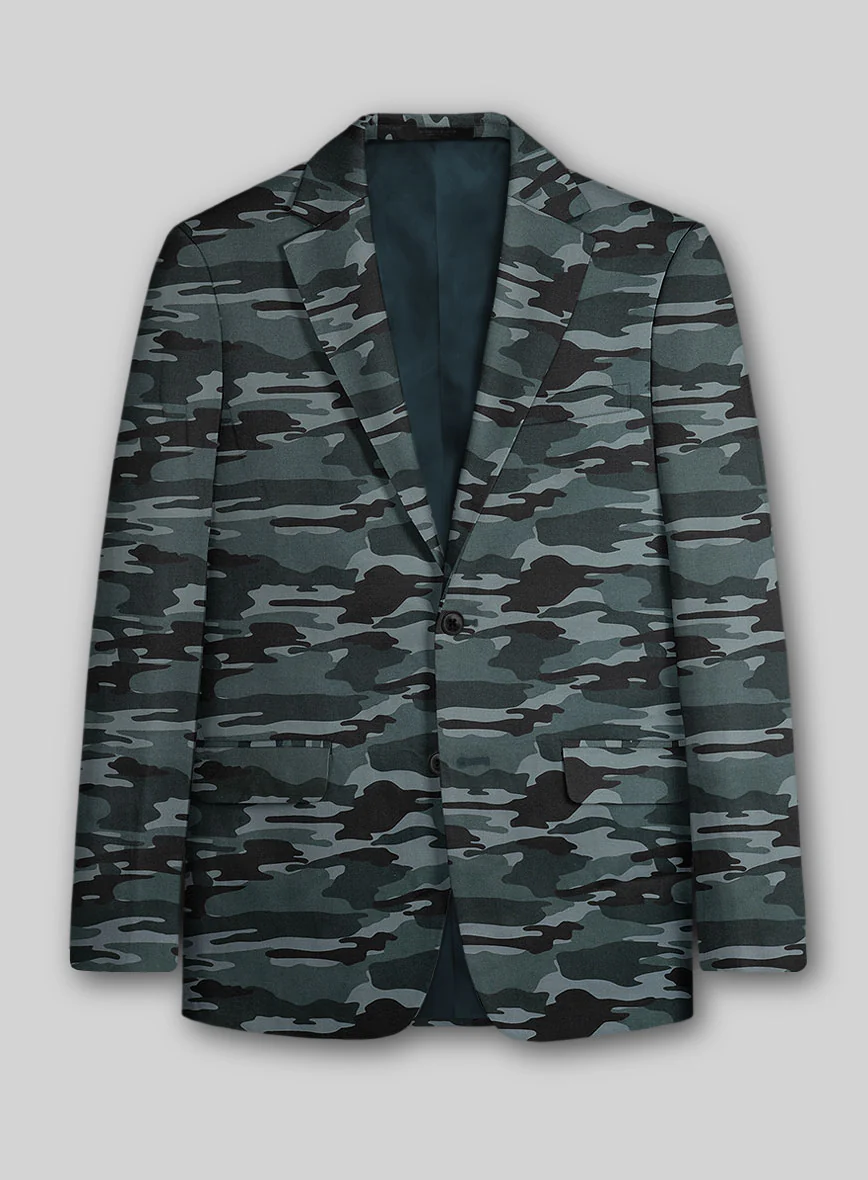 Blue Stretch Camo Suit - Image 2