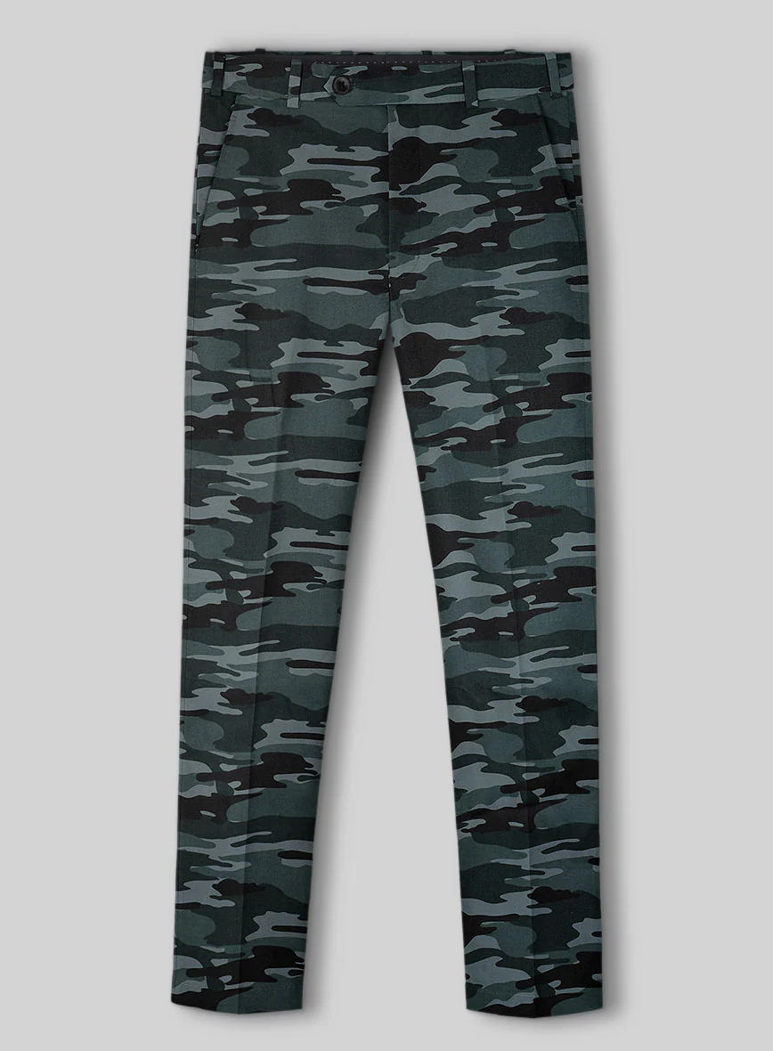 Blue Stretch Camo Suit - Image 4