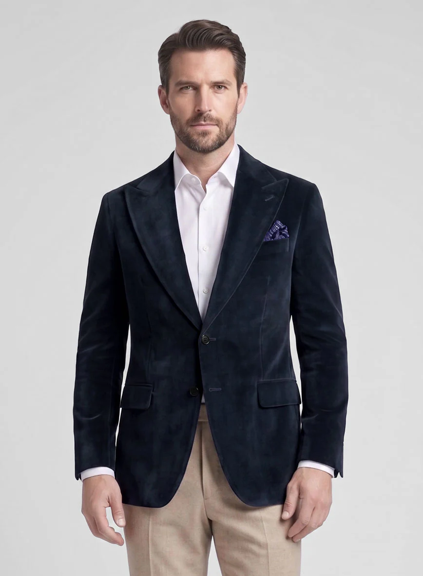 Blue Velvet 3 Piece Suit - Image 3