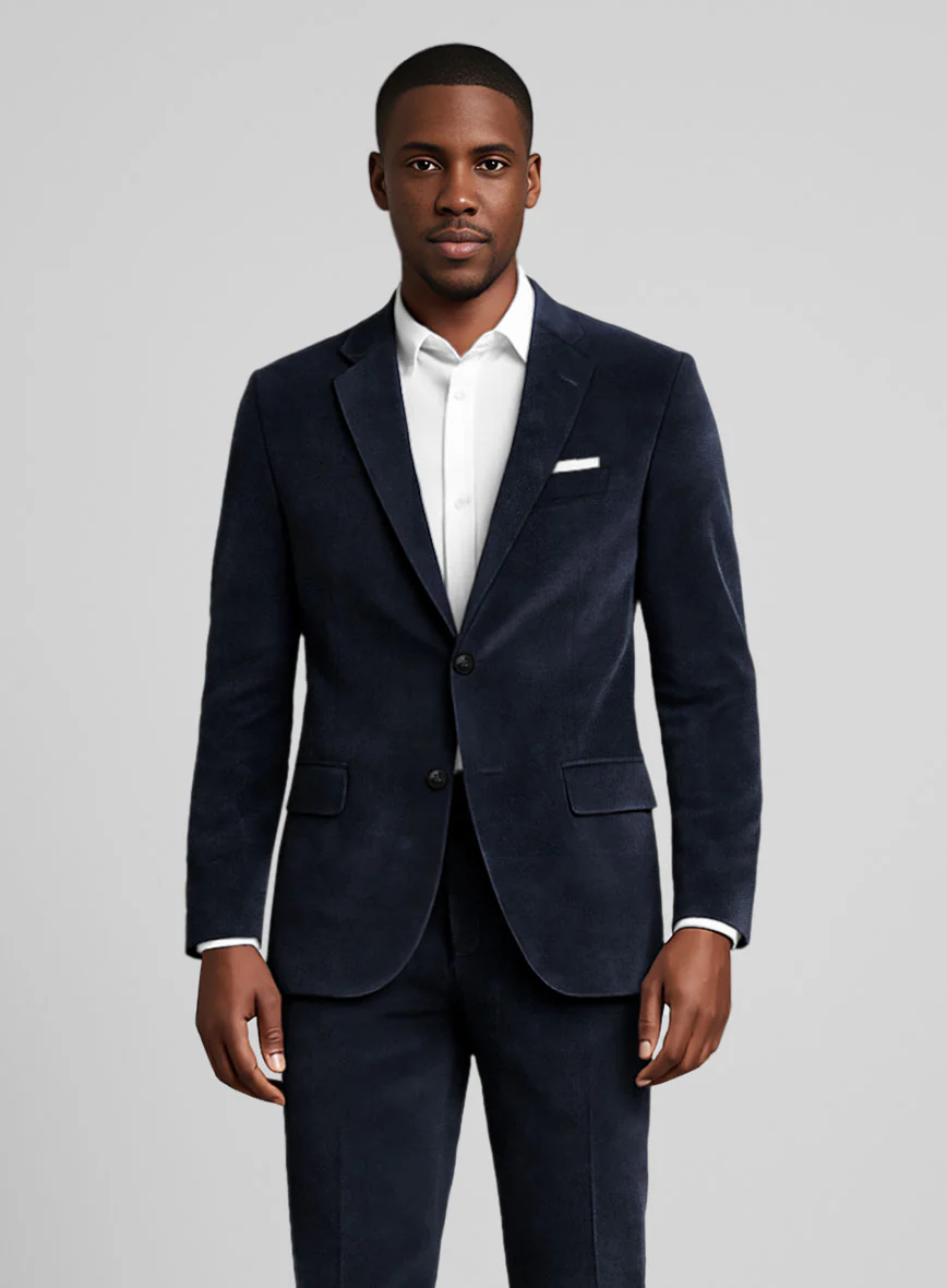 Blue Velvet Suit - Image 3