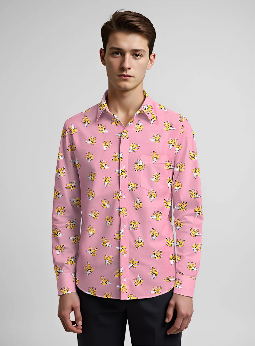 Blush Grove Cotton Shirt - Image 3