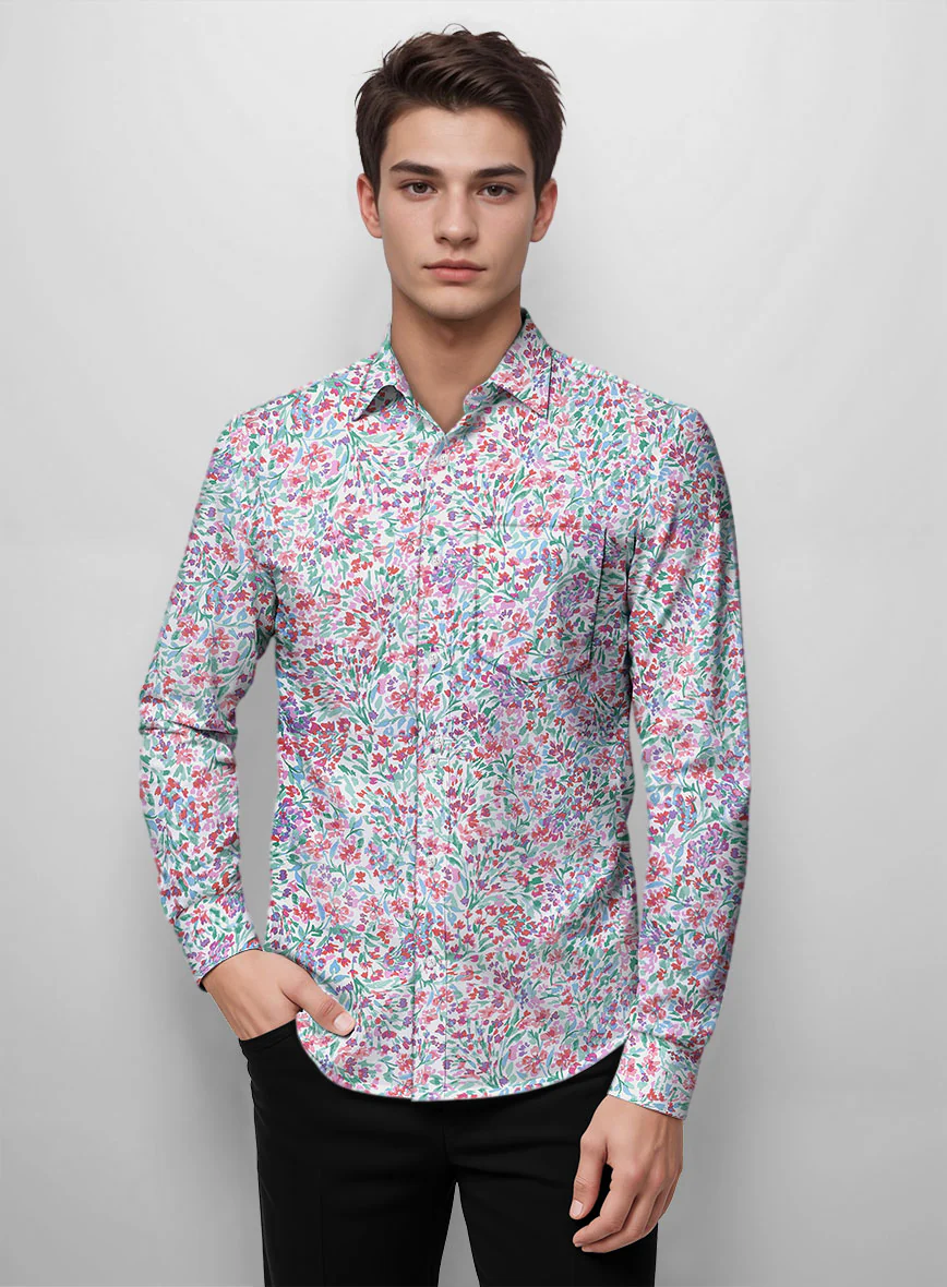 Botani Burst Cotton Shirt - Image 3