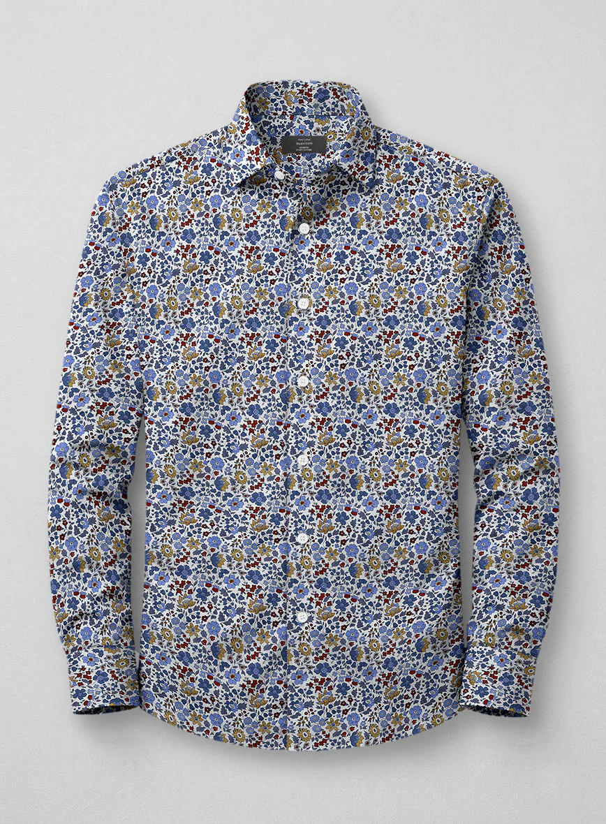 Botanical Haven Feather Cotton Shirt - Image 3