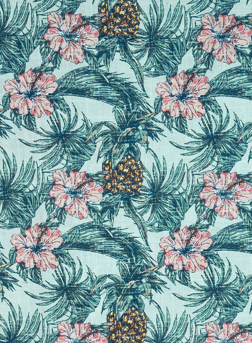 Botanical Retreat Cotton Shirt - Image 4