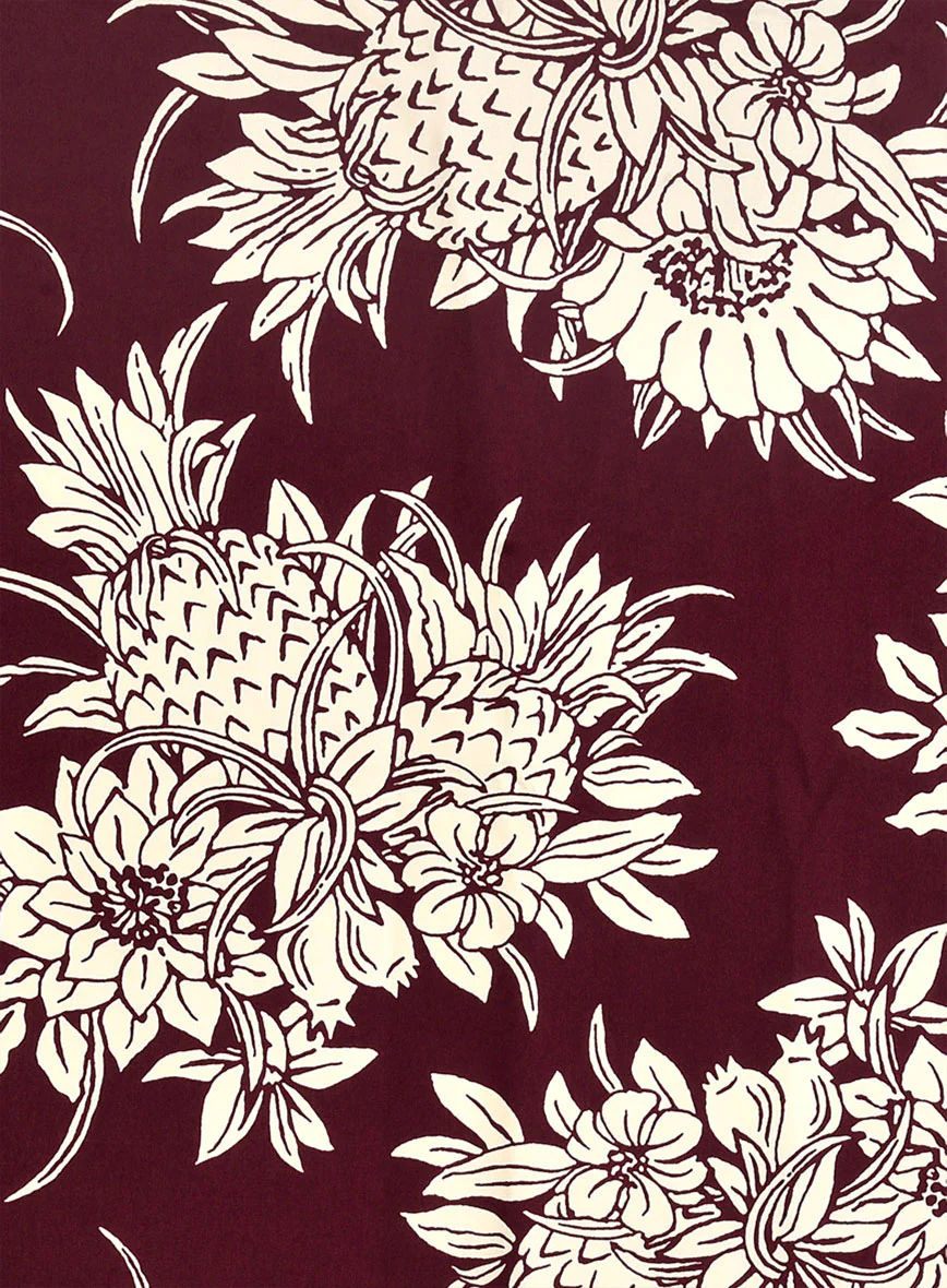 Botanix Wine Cotton Shirt - Image 4