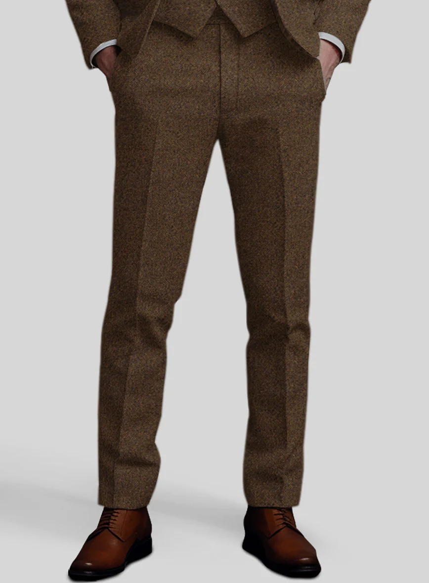 Bramble Brown Heavy Tweed Suit - Image 6