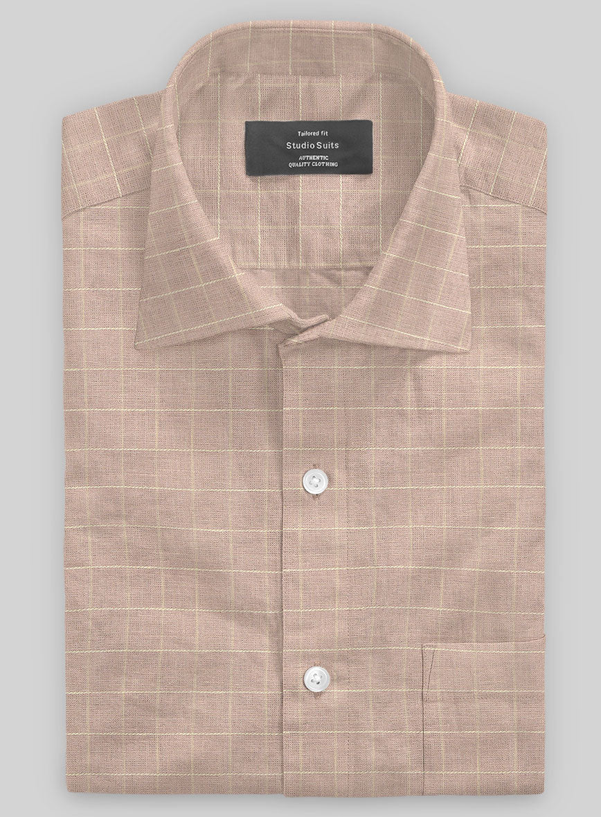 Brandy Rose Checks Linen Shirt - Image 2