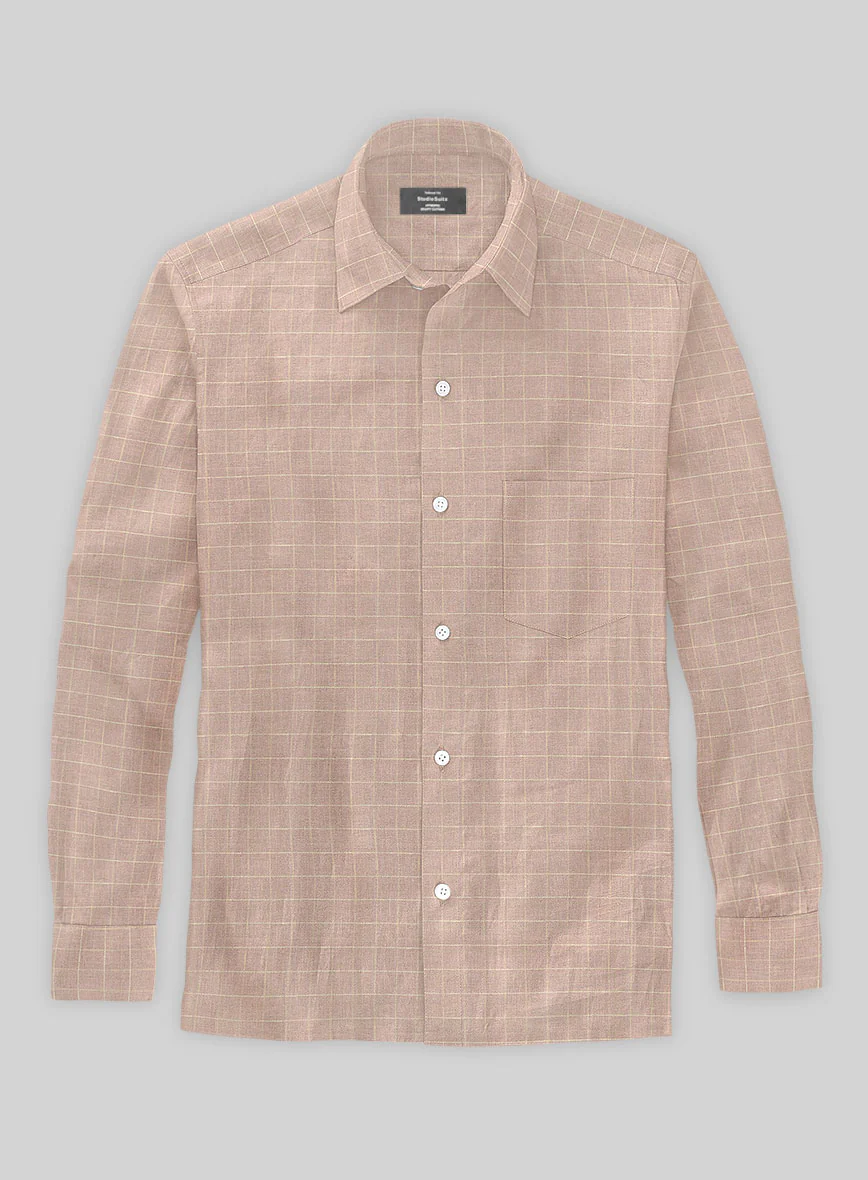 Brandy Rose Checks Linen Shirt - Image 2