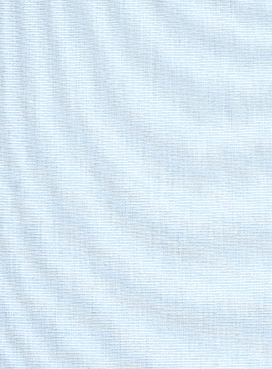 Breeze Blue Cotton Shirt - Image 4