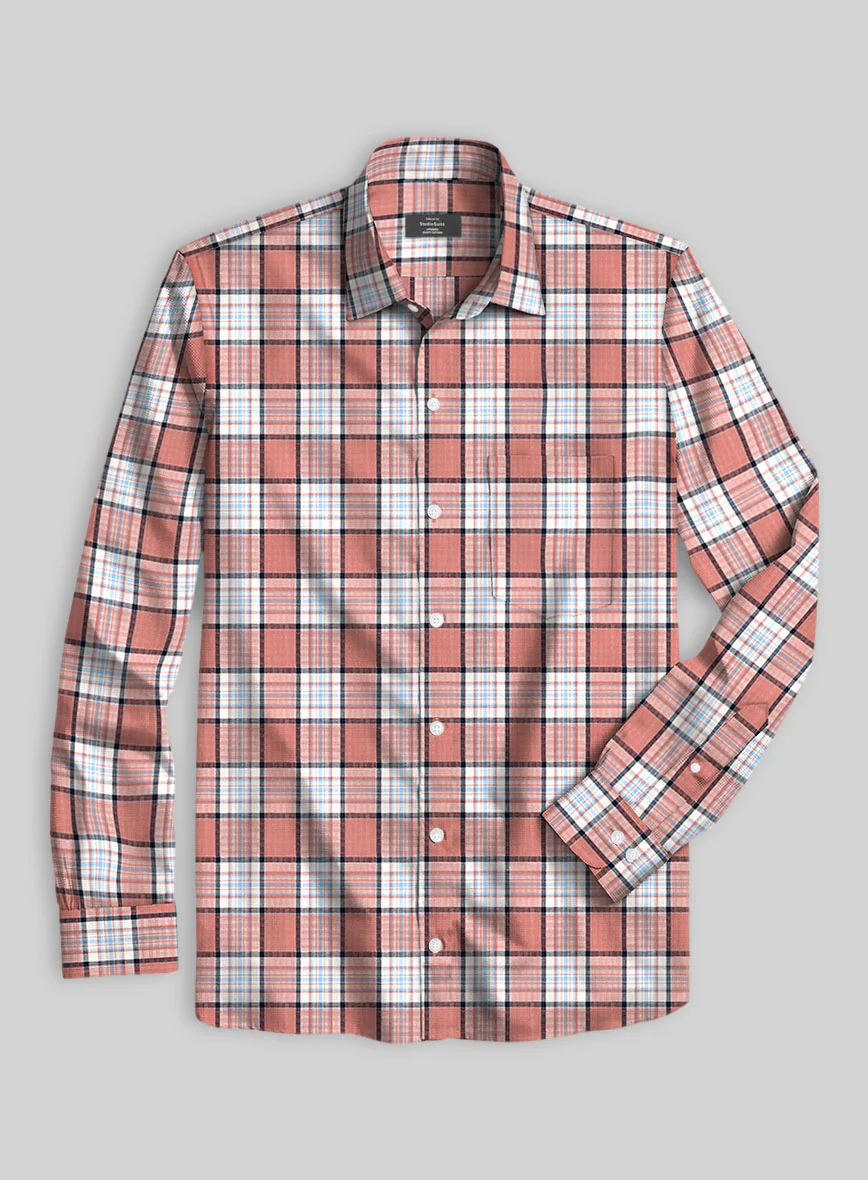 Brickline Check Cotton Shirt - Image 3