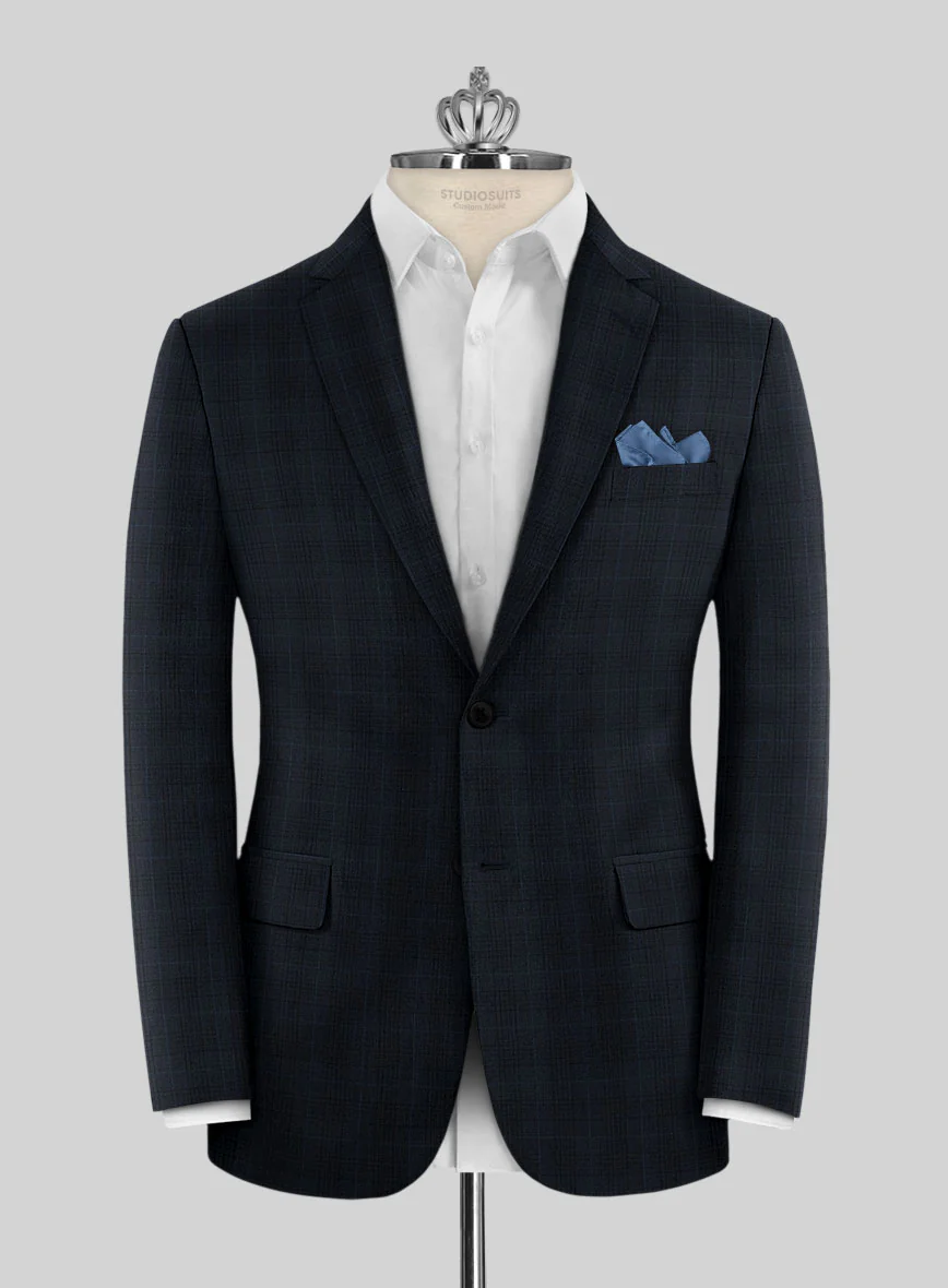 Bristol Alba Blue Checks Suit - Image 3