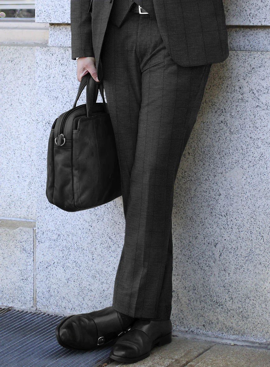 Bristol Anrico Charcoal Checks Suit - Image 5