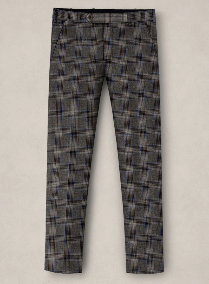 Bristol Argento Gray Check Suit - Image 4