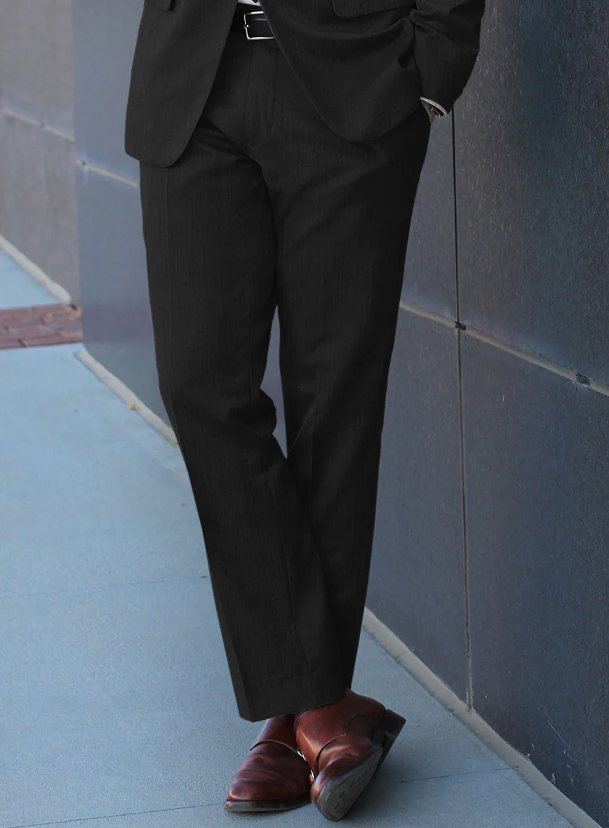 Bristol Black Herringbone Suit - Image 4