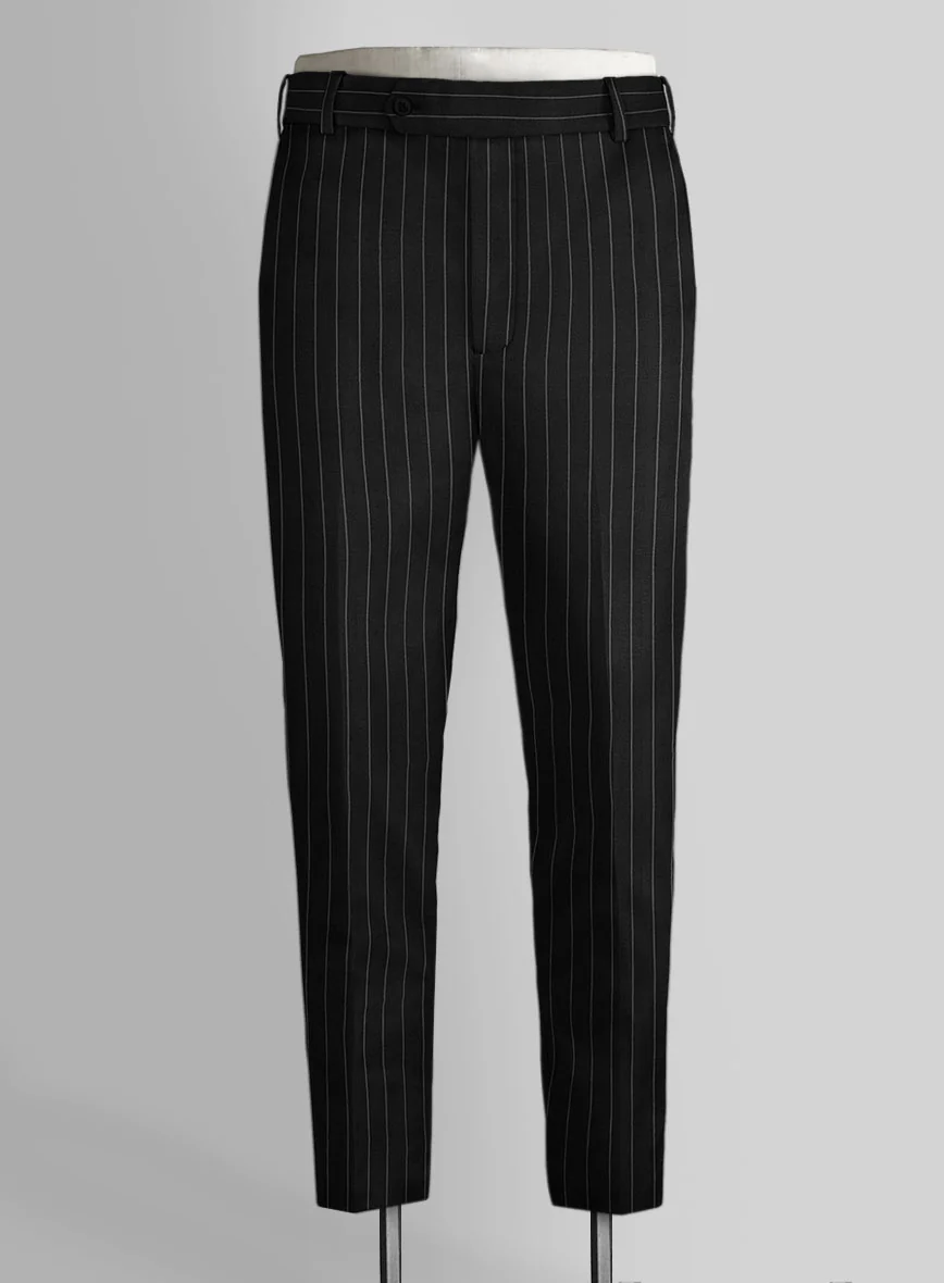 Bristol Black Rope Stripe Pants - Image 2