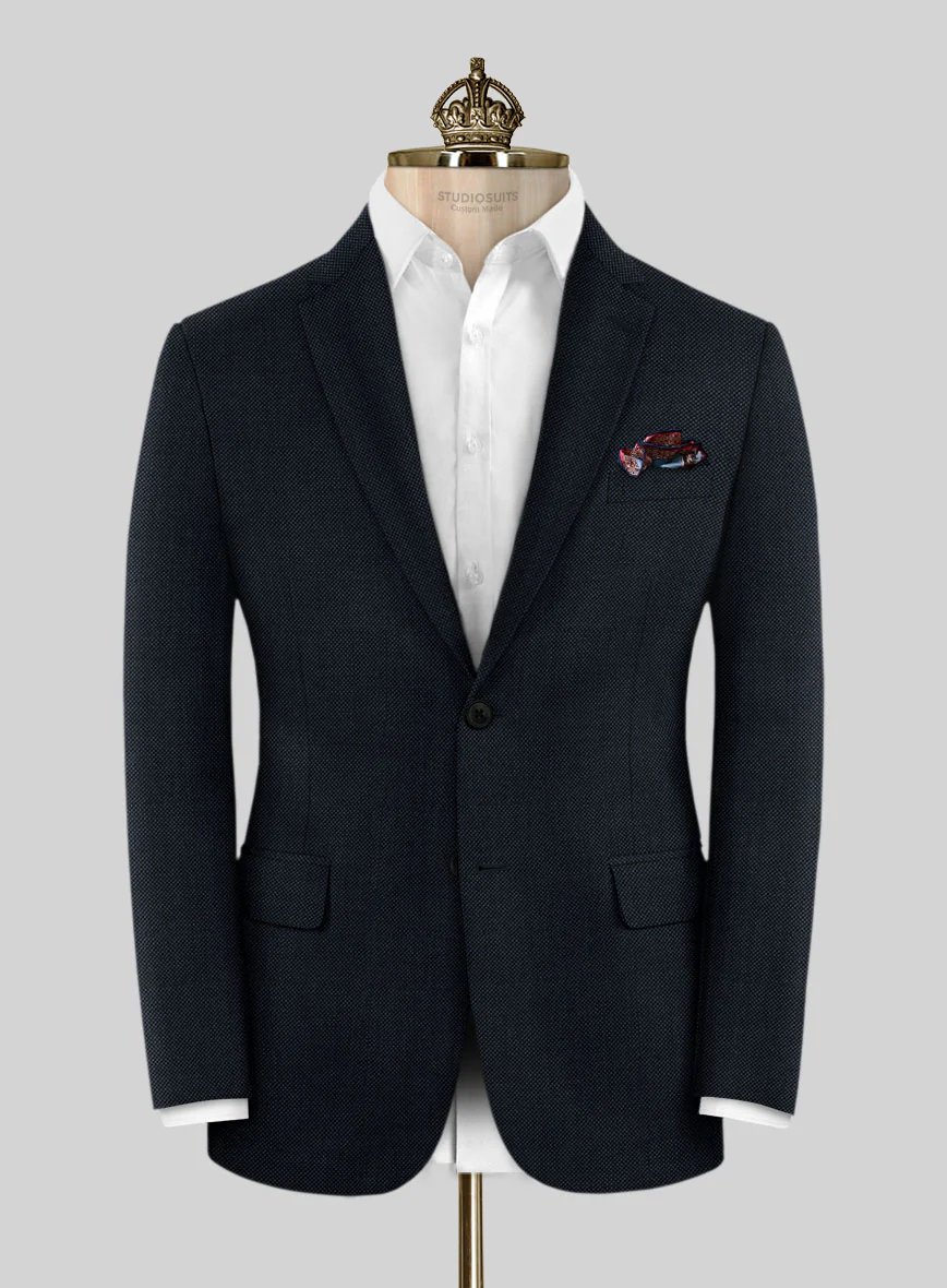 Bristol Blue Birdseye Suit - Image 3
