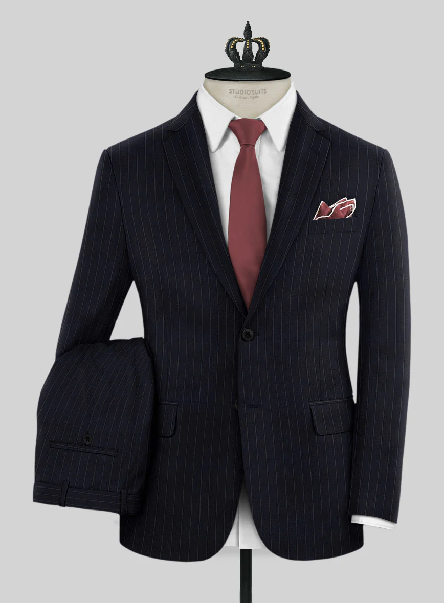 Bristol Blue Chalkstripe Suit - Image 2