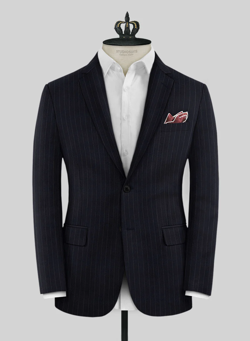 Bristol Blue Chalkstripe Suit - Image 3