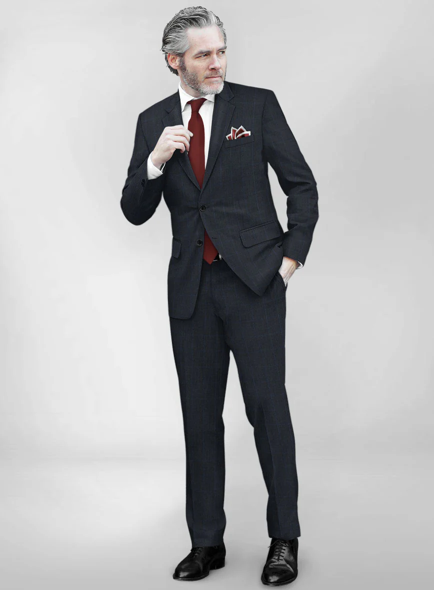 Bristol Blue Checks Suit - Image 2