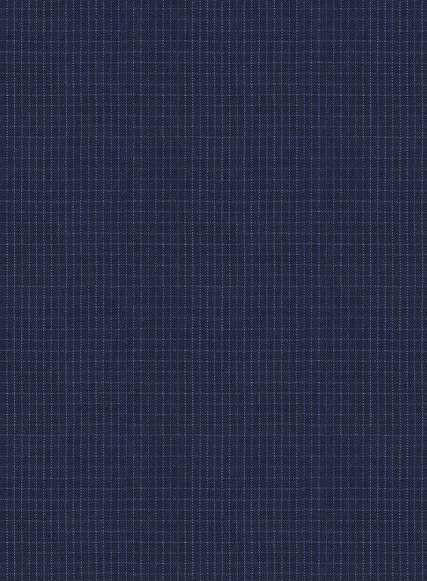 Bristol Blue Grid Suit - Image 6