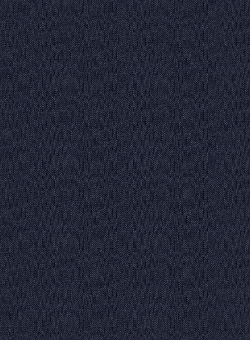 Bristol Blue Herringbone Jacket - Image 3