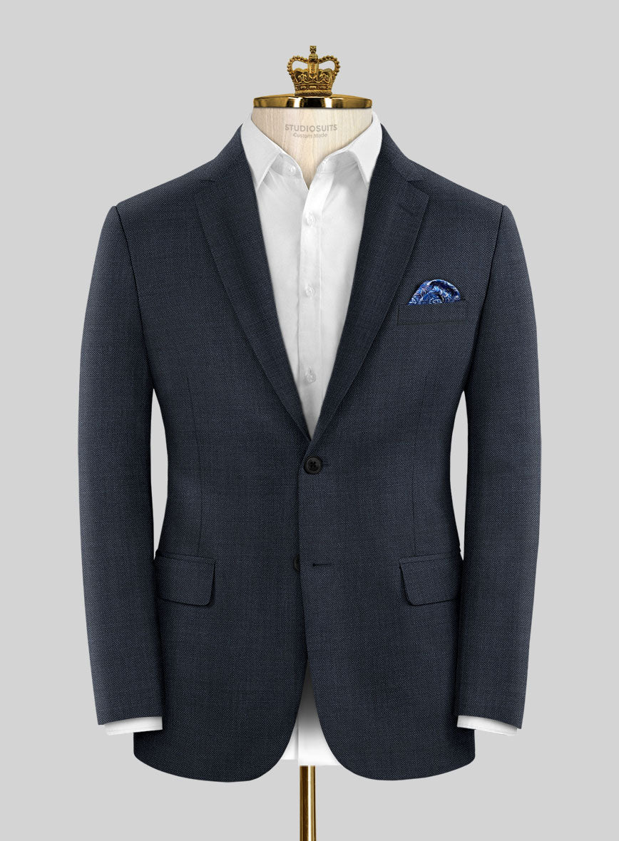 Bristol Blue Sharkskin Suit - Image 3