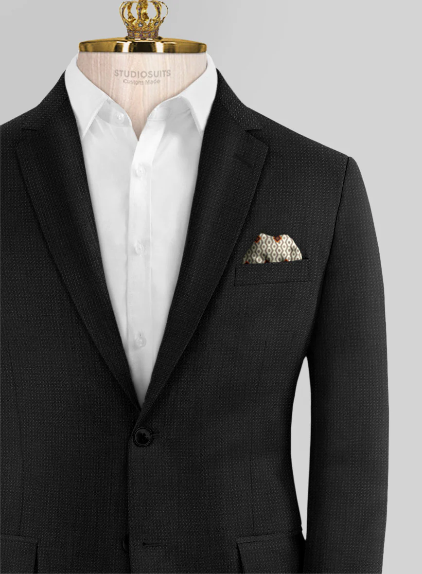 Bristol Bob Weave Black Suit - Image 5